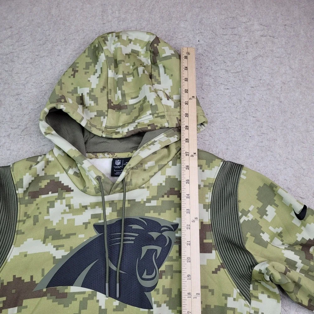 Carolina Panthers Hoodie Mens Small Digital Camo Nike Salute To Service On Field